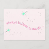 Geloof altijd in magie - Magic Fairy Wand Briefkaart (Voorkant)