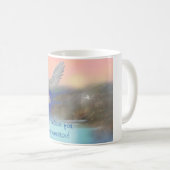 "Geloof altijd voor een betere toekomst!" KoffieMo Koffiemok (Voorkant rechts)