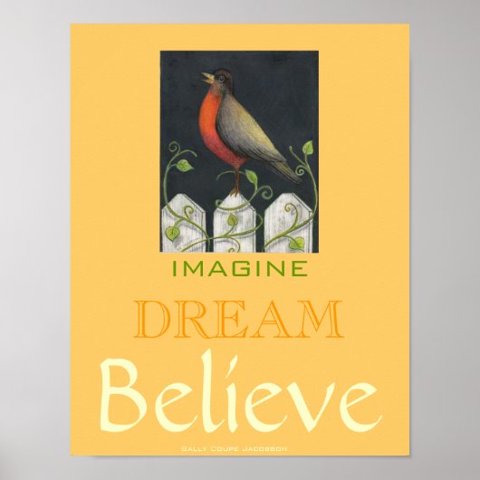 Geloof Art Poster / Sally Coupe Jacobson (Voorkant)