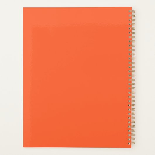 Geloof & Bereik Botanische Volksbloem Planner (Achterkant)