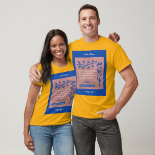 Geloof Bericht 1 Cor 16:13-14 - Korte mouw Goud T-shirt