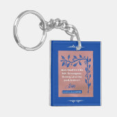 Geloof Bericht - 1 Korintiërs 16:13-14 - Acryl Sleutelhanger (Voorkant Links)