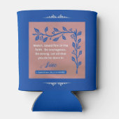 Geloof Bericht - 1 Korintiërs 16:13-14 - Blikjeskoeler (Achterkant)