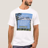 Geloof Bericht - 1 Timothy 1-12 Korte Mouw Wit T-shirt (Voorkant)