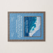 Geloof Bericht - Bijbelvers - Jakobus 1:6 - 8 x 10 Legpuzzel (Horizontaal)