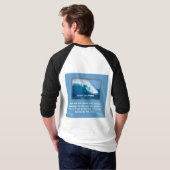 Geloof Bericht James 1-6 - 3/4 Lengte Sleeve Wit T-shirt (Achterkant volledig)