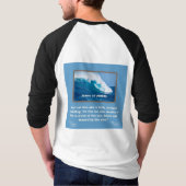 Geloof Bericht James 1-6 - 3/4 Lengte Sleeve Wit T-shirt (Achterkant)