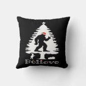 Geloof Bigfoot Cryptozoölogie Kerstboom Kussen (Achterkant)