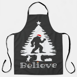 Geloof Bigfoot Cryptozoology Kerstboom Schort