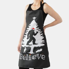 Geloof Bigfoot Cryptozoology Kerstboom Schort