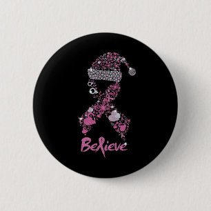 Geloof Bigfoot Sasquatch Santa Rendier Kerstmis Ronde Button 5,7 Cm