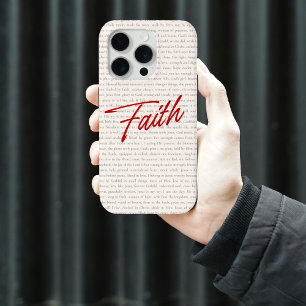 Geloof Bijbeltekst Christelijke telefoonhoesje voo iPhone 15 Pro Case
