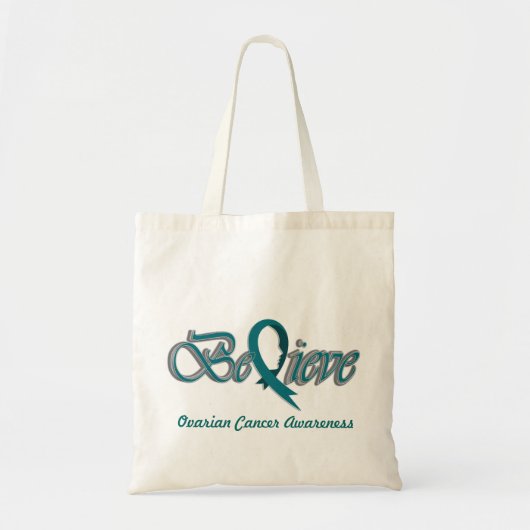 Geloof "Blauwgroen - Cadeauobjecten" Tote Bag (Voorkant)