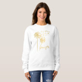 Geloof Bloeit: Paardenbloem Sweatshirt (Voorkant volledig)