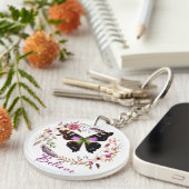 Geloof bloemenkrans sleutelhanger (Voorkant Rechts)
