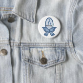 Geloof- Blue Awareness Ronde Button 5,7 Cm (In situ)