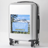 Geloof Boodschap - Bijbel - 1 Timoteüs 1-12 - Viny Sticker (Koffer)