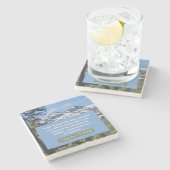 Geloof Boodschap - Bijbelvers - 1 Timoteüs 1-12 - Stenen Onderzetter (Zijkant)