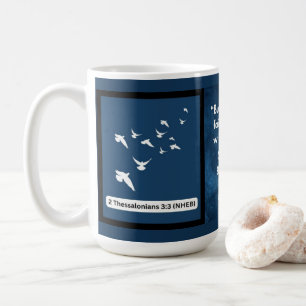 Geloof Boodschap - Bijbelvers - 2 Thessalonicenzen Koffiemok