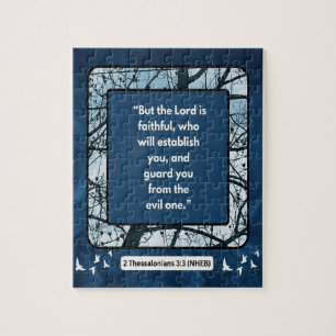 Geloof Boodschap - Bijbelvers - 2 Thessalonicenzen Legpuzzel