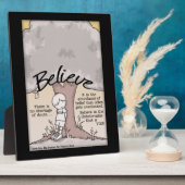 Geloof boom fotoplaat (Zijkant)