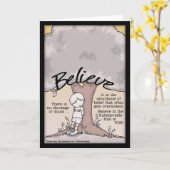 Geloof Boom Kaart (Gele Bloem)