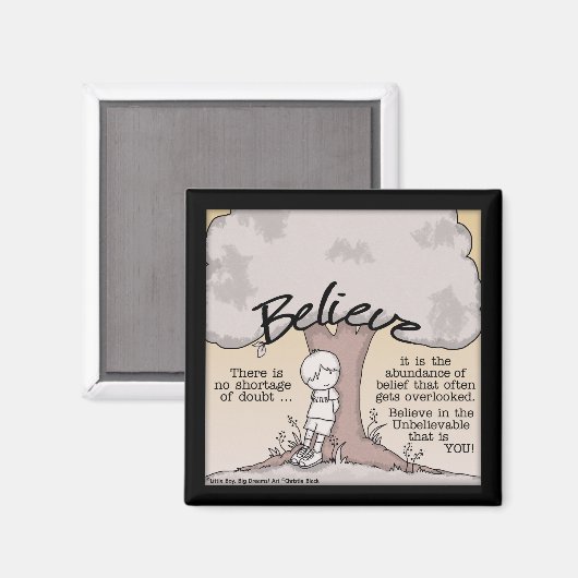 Geloof boom magneet (Voorkant / Achterkant)