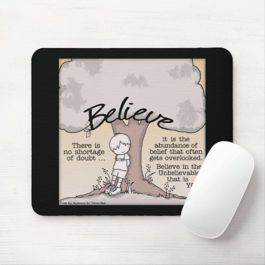Geloof boom muismat (Met muis)