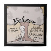 Geloof boom tegeltje (Voorkant)