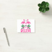 Geloof borstkankerwaarschuwing Flamingo T-Shirt Post-it® Notes (Kantoor)