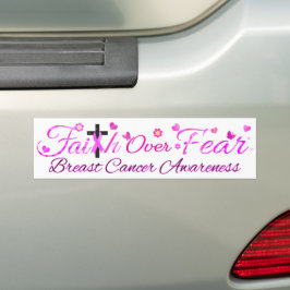 Geloof Boven Angst Bumpersticker
