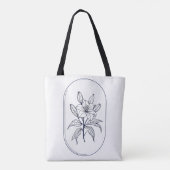 Geloof boven angst Canvas tas | Christelijk kruiso (Achterkant)