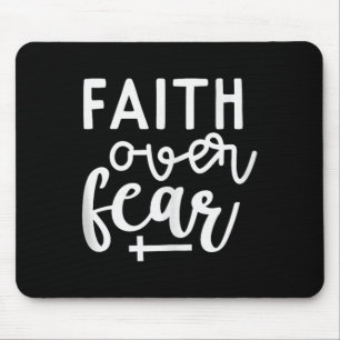 Geloof boven angst Christelijk religieus citaat Ar Muismat