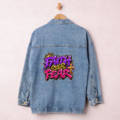 Geloof boven angst denim jacket (Hangar)