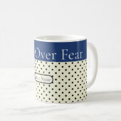 Geloof boven angst Het Bijbelse geloof van Jezus C Koffiemok (Voorkant rechts)