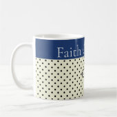 Geloof boven angst Het Bijbelse geloof van Jezus C Koffiemok (Links)