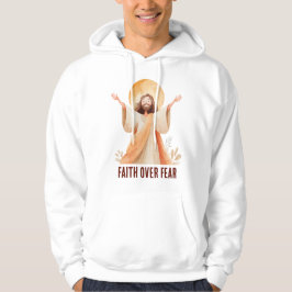 Geloof Boven Angst Jezus Christelijk T-Shirt