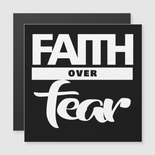 Geloof boven angst kaart (Voorkant / Achterkant)