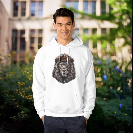 Geloof boven angst Koning Leeuw Hoodie
