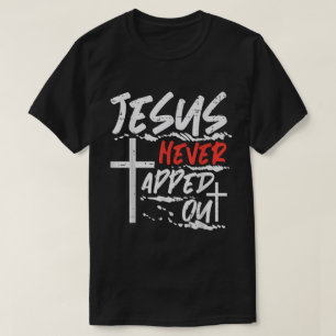 Geloof Boven Angst Moedige Christelijke Kruis Kuns T-shirt