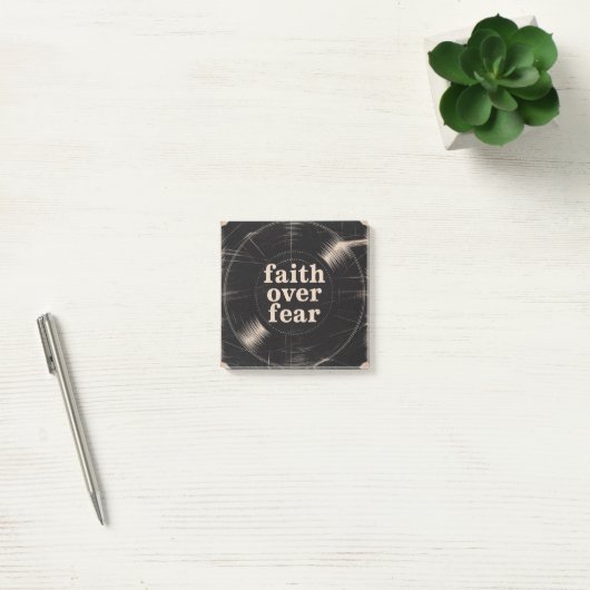 Geloof Boven Angst Post-it® Notes (Kantoor)