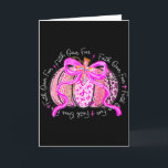 Geloof Boven Angst Preppy Pompoen Christelijke Bor Kaart<br><div class="desc">Geloof Boven Angst Preppy Pompoen Christelijke Borstkanker Herfst</div>