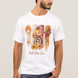 Geloof Boven Angst Psalm 23:4 Hardcover Dagboek T-shirt