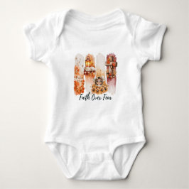 Geloof Boven Angst Psalm 23:4 Herfst T-shirt