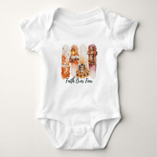 Geloof Boven Angst Psalm 23:4 Herfst T-shirt