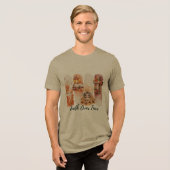 Geloof Boven Angst Psalm 23:4 Herfst T-shirt (Voorkant volledig)