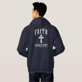 Geloof Boven Angst Psalm 56:3 Hoodie (Achterkant volledig)