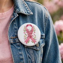 Geloof Boven Angst Roze Lint Borstkanker Bewustzij