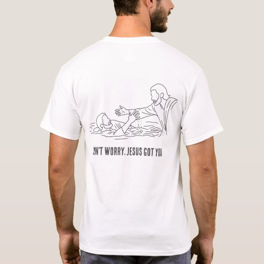 Geloof boven Angst T-shirt (Achterkant)