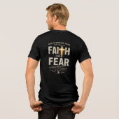 geloof boven angst Tri-Blend shirt (Achterkant volledig)